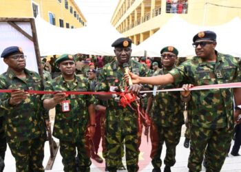COAS Commissions New Soldiers Club at Doddan Barracks