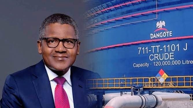 Dangote Refinery Reduces Petrol Gantry Price  to N699 from N828 per Litre