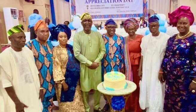 Alebiosu Salutes Retirees for Meritorious Service at 2025 Appreciation Day