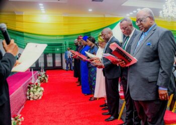 PHOTO NEWS: Governor Sanwo – Olu Inaugurates Newly Appointed Governing Council of Lagos State University