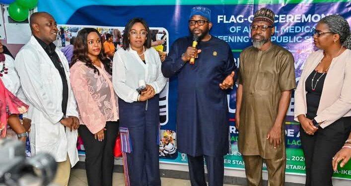 Agoro Flags – Off Medical Screening  Exercise for Public Servants in Lagos