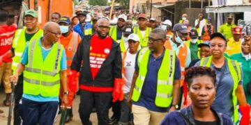 Lagos Head of Service Monitors Environmental Sanitation in Agege