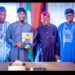JUST IN: PRESIDENT TINUBU FORMALLY ENDORSED  APC CONSENSUS GOVERNORSHIP CANDIDATE OBAFEMI HAMZAT AT A MEETING WITH THE LAGOS GOVERNANCE ADVISORY COUNCIL, LED BY THE PRINCE TAJUDEEN OLUSI AND GOVERNOR BABAJIDE SANWO – OLU