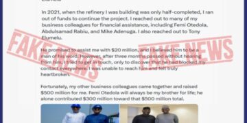 Dangote Group Slams False News Claims on Refinery Financing ‘Rift’ with Elumelu