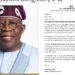 APC NWC Waives Screening Requirements for President Tinubu