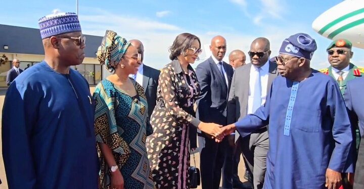 President Tinubu Arrives in Kigali for Africa CEO Forum
