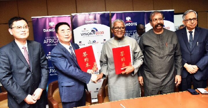 Dangote, Sinoma Sign $800 Million MOU to Expand Itori Cement Plant to 12 MTA